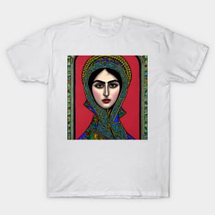 Iranian woman in a Byzantine style - Iran T-Shirt